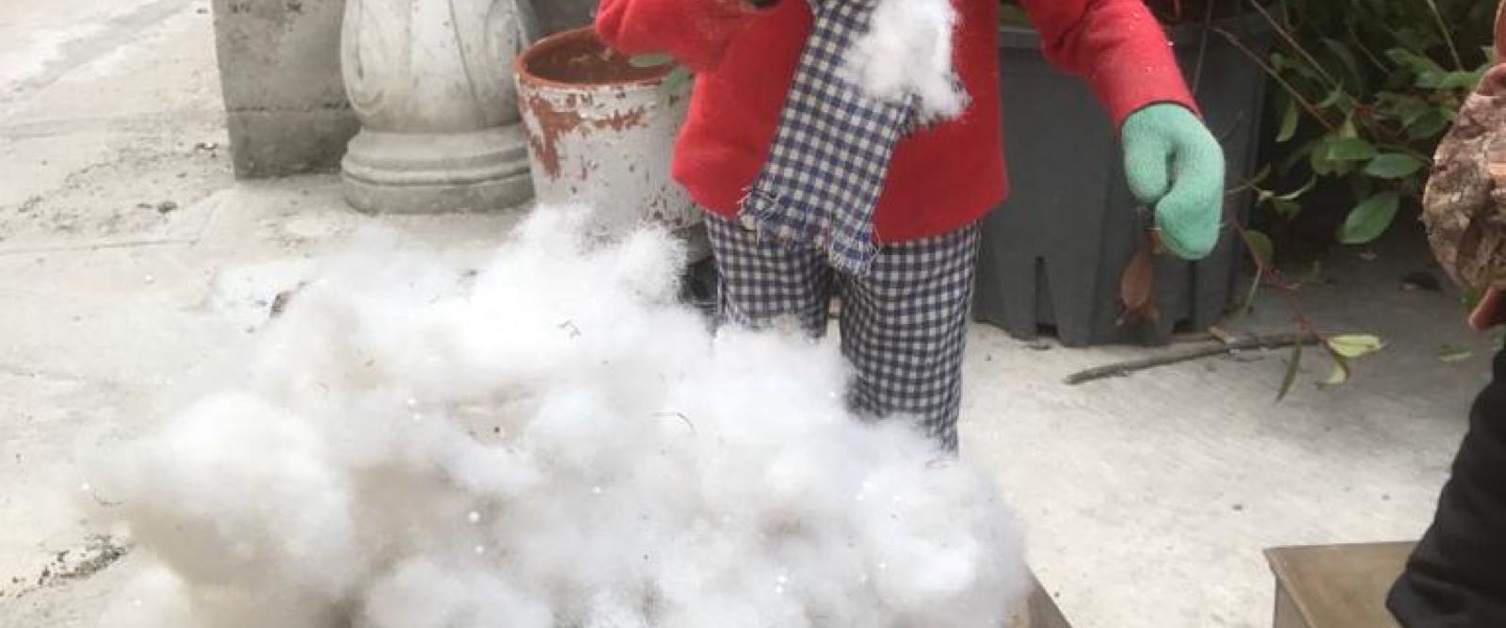 La Jeune Fille et le bonhomme de neige