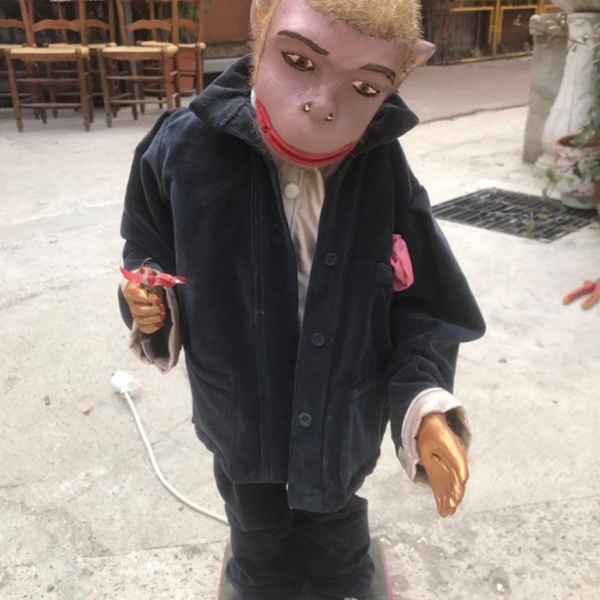 Le singe fumeur