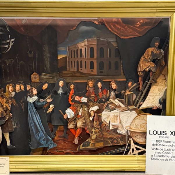 Visite de Louis XIV &agrave; l'Observatoire